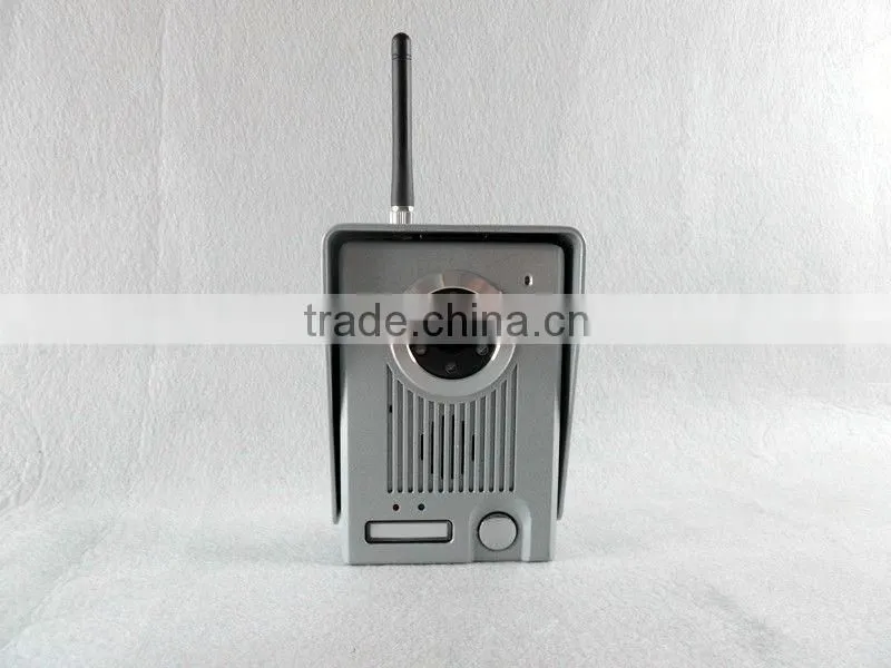 Access control system 2.4Ghz 7inch TFT LCD Screen Wireless Video doorbell intercom for apartment Touch Key