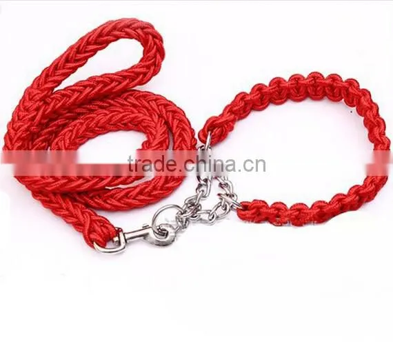 Strong Dog Pet Lead Braided Rope Leash Rottweiler Labrador Large Dog Leash NEW