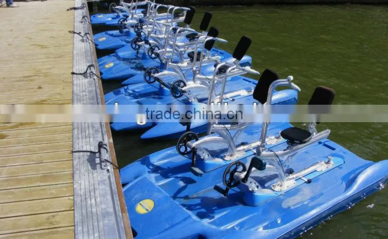 2 person pedal bike / water pedal bikes in the river