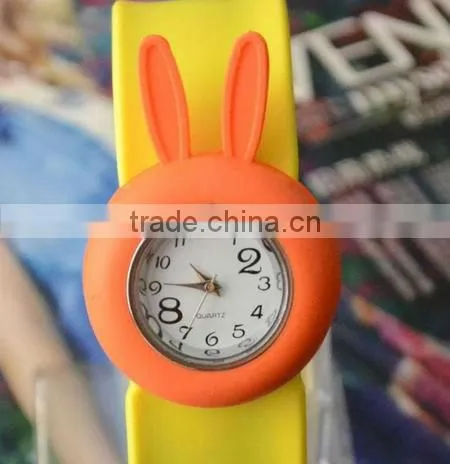 popular rabbit head silicone nurse watch