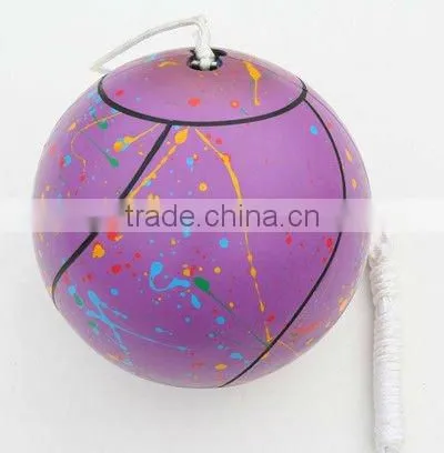 Soft rubber tetherball