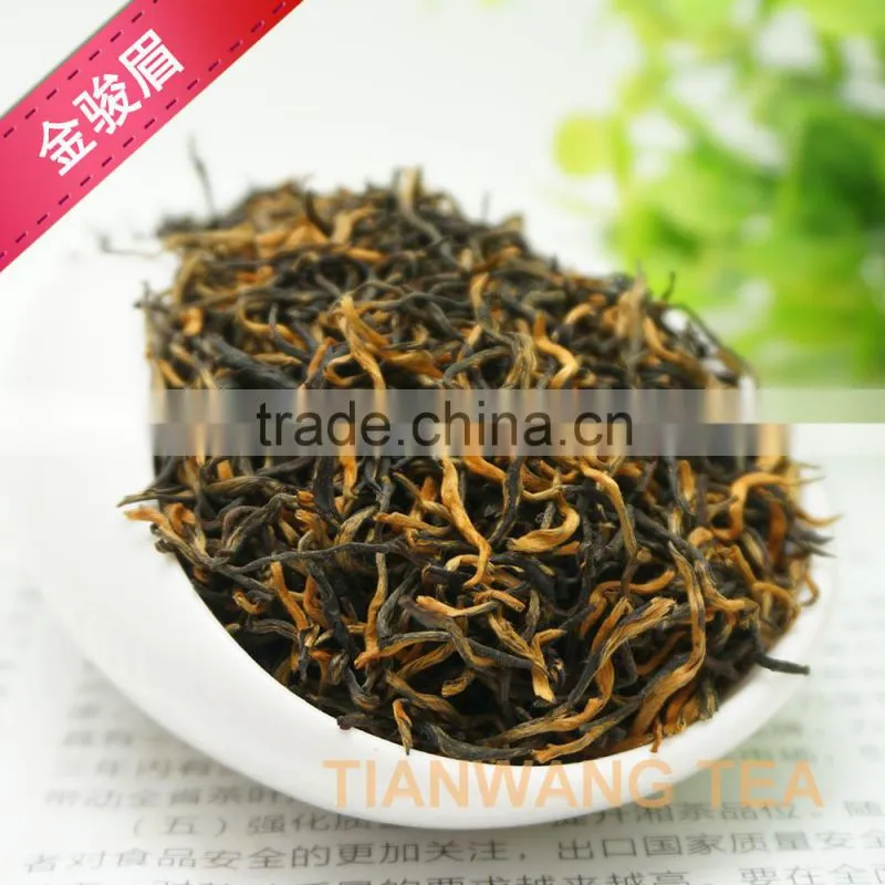 Wuyi high mountain best quality thin leaf black tea jinjunmei