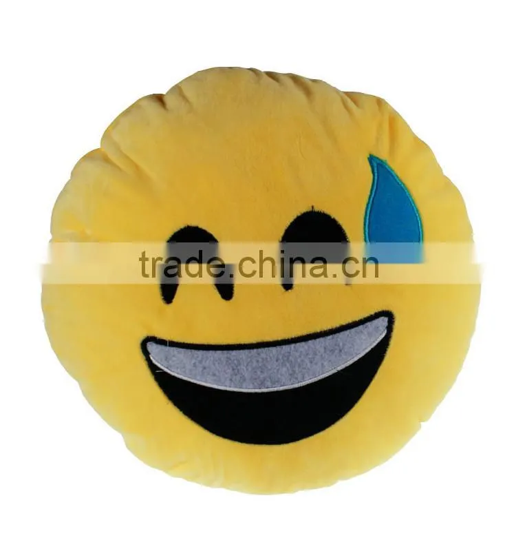 2015 Hot sale pp cotton whatsapp emoji pillow cute Smiley Emoticon Cushion plush toy emoji pillow