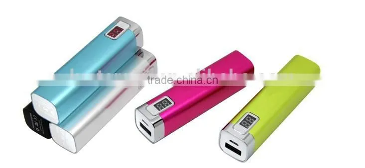 2016 Promotional Gift Led Battery Indicator Powerbank External Battery Charger 2600mah Power Bank