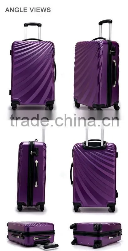 2014China alibaba Colorful small abs trolley bag,brand luggage,bags&cases