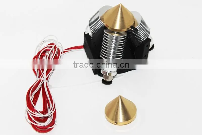 3D printer accessories 3 into1 out Multi Color Multi nozzle brass nozzle extruder nozzles 0.4mm for 1.75mm