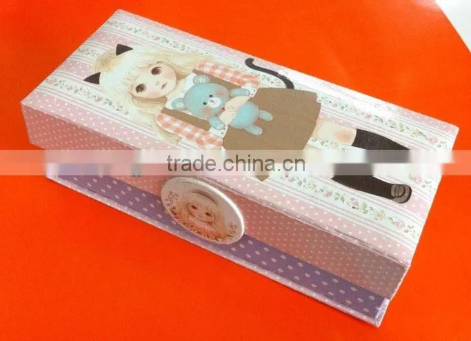 top sale cute top grade paper pencil case