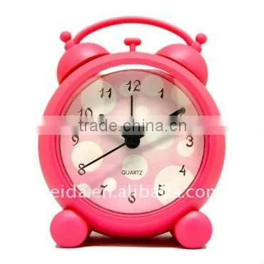 plastic twin bell table alarm clock