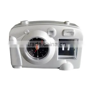 Fashion Plastic Table Desk Alarm Calendar Quartz Clock RD9843