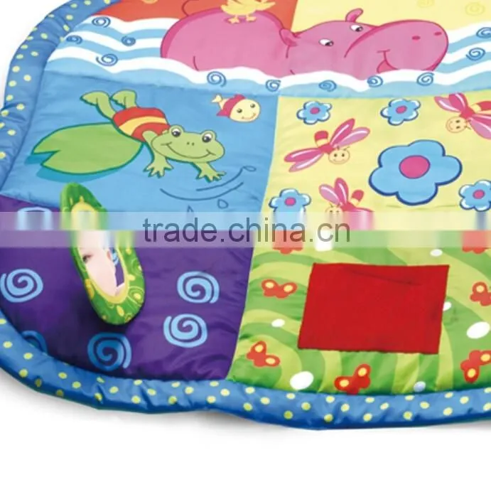 wholesale cheap baby play mats carpet non toxic material with baby rattle toys 2016 new design shantou factory