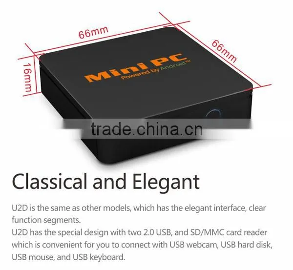 shiningworth mini pc andriodtv box smart tv box Android 4.4 tv box amlogic s805