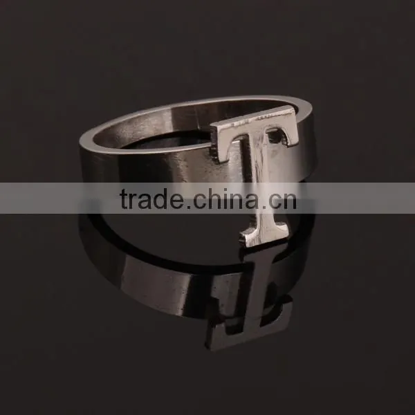 Ring with Letter Design