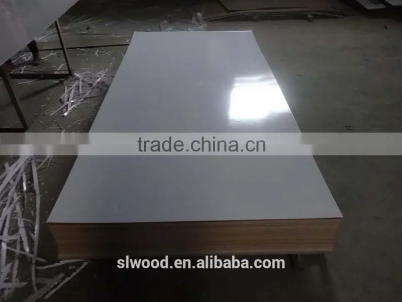 1220*2440*19mm white color melamine MDF