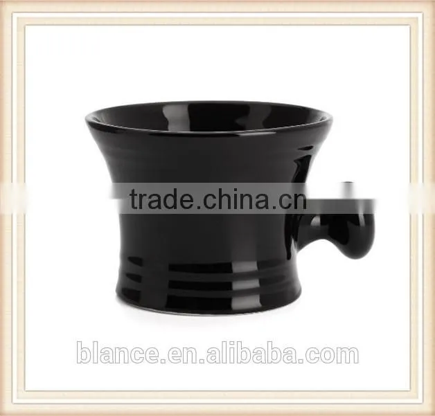 porcelain customized printing shaving mug for shave soap and brush mug design