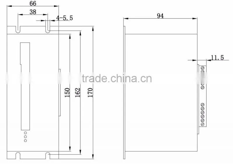 low price 2-phase stepper motor driver M1160A 110VAC