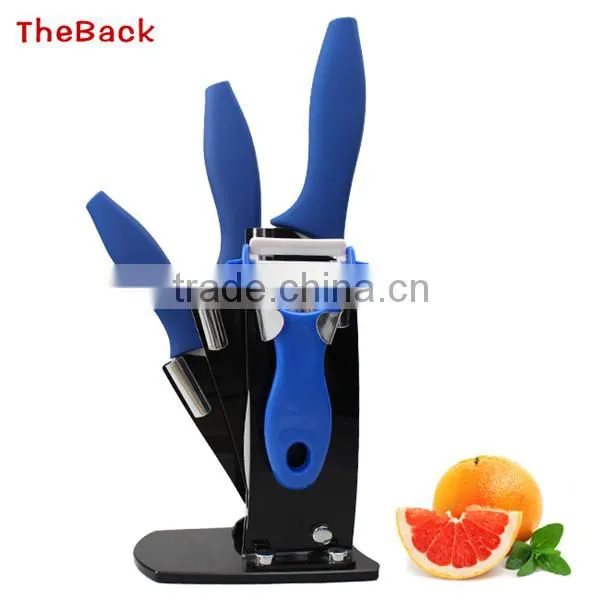 Hot selling kitchen knife ceramic knife with peeler UD1008