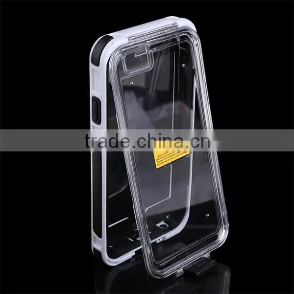 5.5 Inch Mobile Phone Case for iPhone 6 6S 6 Plus Waterproof Case Shockproof With Touched Fingerprint Recognition