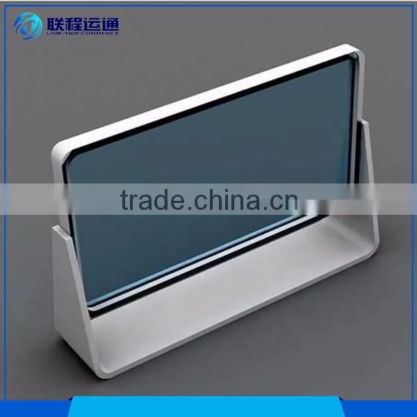Custom made acrylic table top sunglass fitting shop mirror
