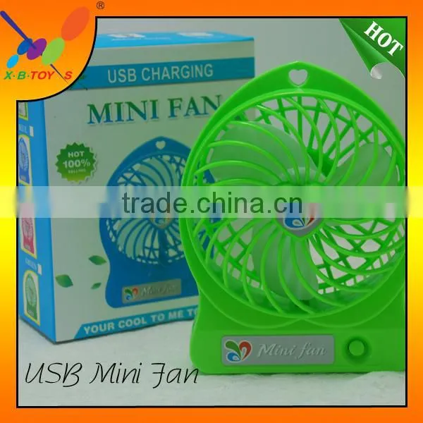 2015 New Design Creative USB Fan Wholesale rechargeable Mini USB Gift Fan