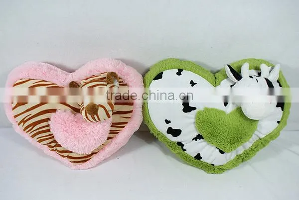 Fashion plush embroidered cushions design