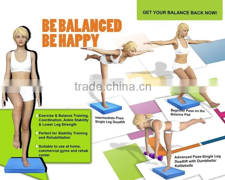 Fitness Equipments Soft Anti Slip Balance Pad,Durable Balance Pad