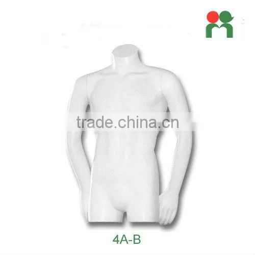 2014 Fashion fiberglass fashion head mannequin display 1half mannequin with head 211A