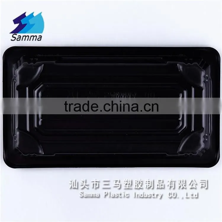 SM1-1100B Plastic Mini Sushi Tray Sushi Box Disposable