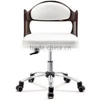 2015 New Soft Cushion Plywood Wheels Chairs for Restaurant Use