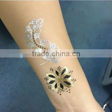 lovely children pineapple white sticker customize flash white tattoos