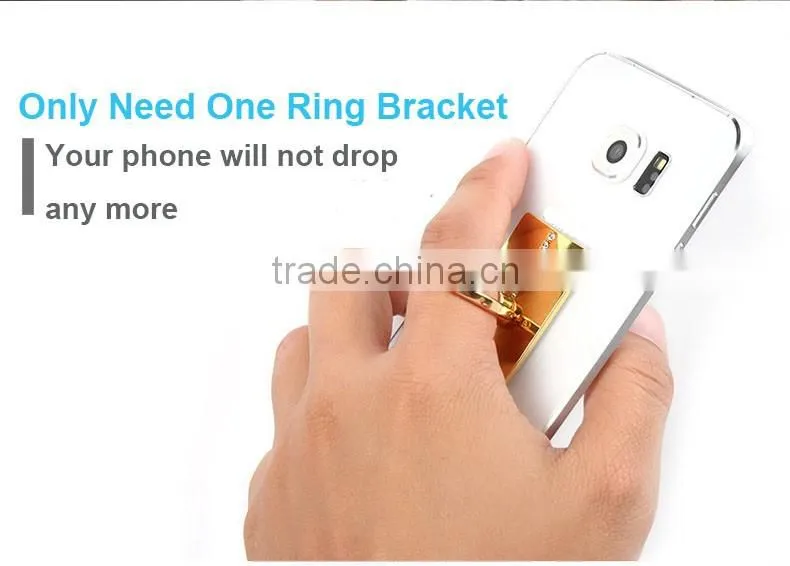 Crystal Rhinestone Ring Holder Bling Diamond Finger Phone Support, Universal Metal Cell Phone Holder Stand Support Car Holder