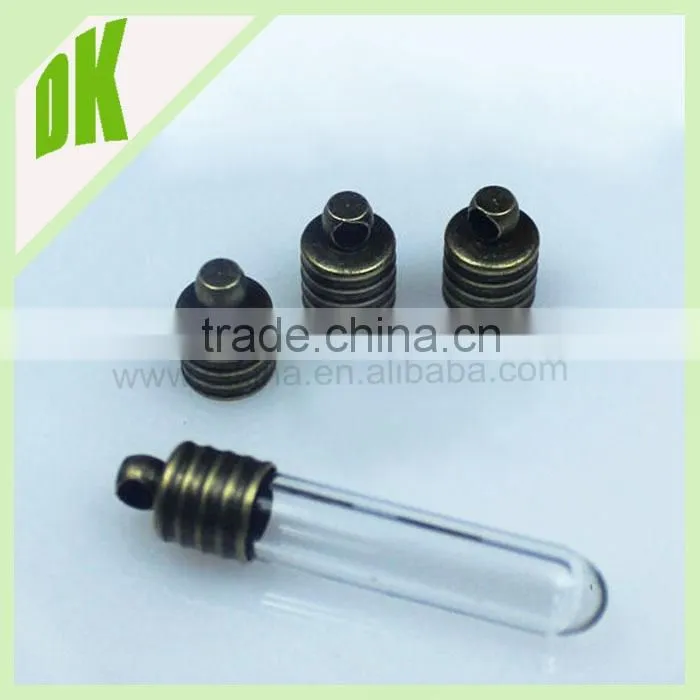 ** bottle jewelry ** miniature bottles, tiny glass bottles, Round Glass Bottle - empty mini 200ml glass bottle