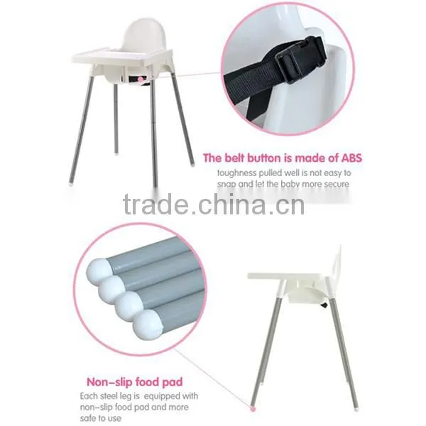 high quality simple foldable baby high chair