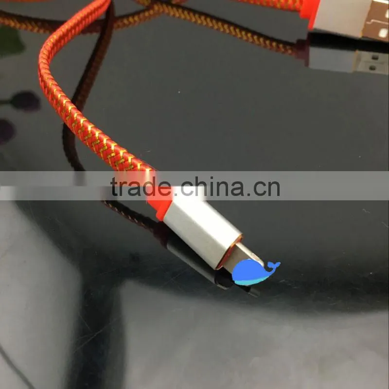 2016 new usb charging charger cable flat braided USB cable