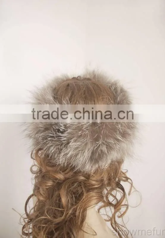 HB1 fashion style fox fur headband