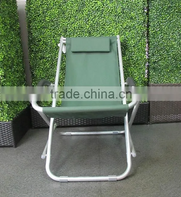 Aluminum frame folding beach chair