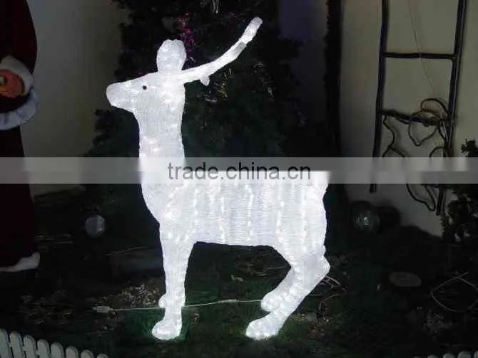 3D motif light with deer , christmas animals light