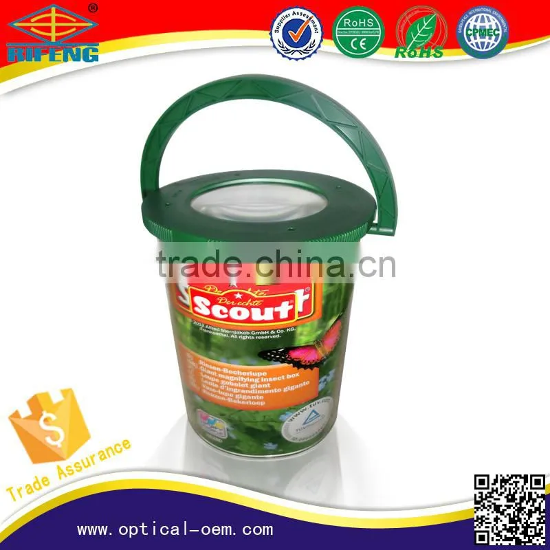 Hot sale China two ways educational Insect viewer insect jar magnifying glass