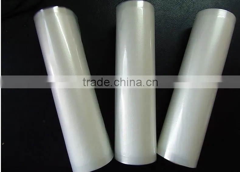 12cm x 5m custom embossed food rolls storage vacuum sealer bags