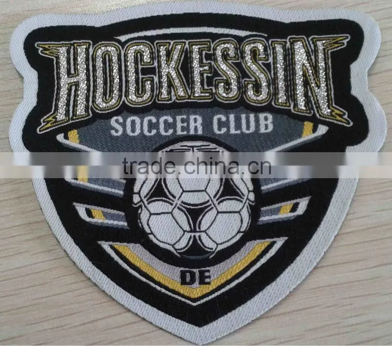 100% metallic woven patch/badge for garment