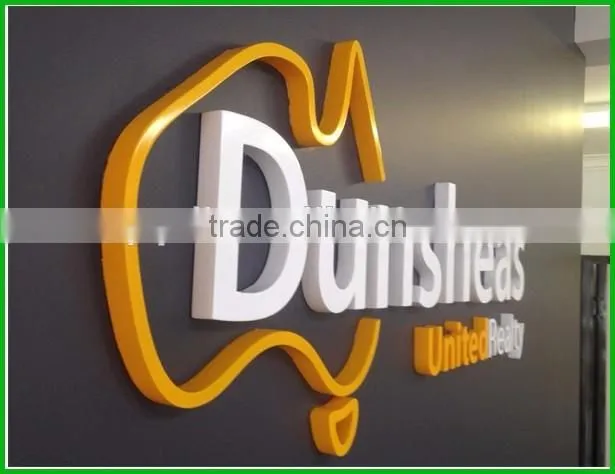 Custom PMS Color Acrylic Letters Sign Indoor