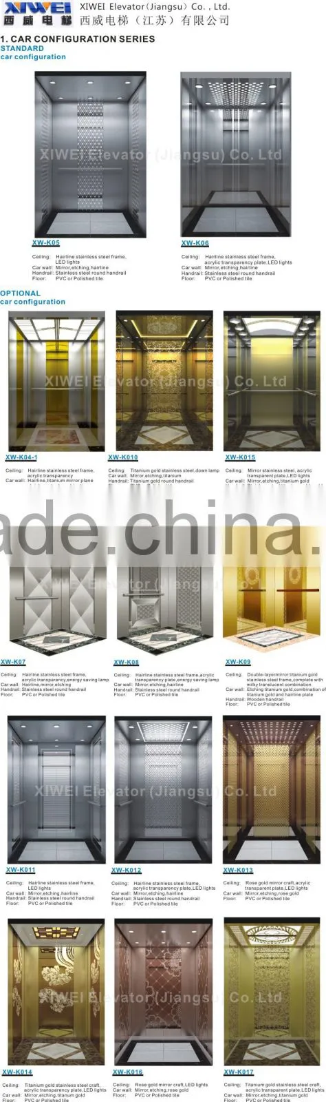 XIWEI Mirror Etched House Elevation Designs