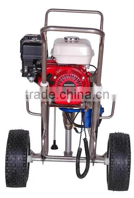 GP-8300 Gasoline stainless steel rack Airless paint sprayers, support two guns
