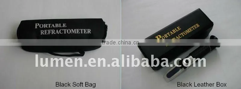 Portable hand-held brix meter