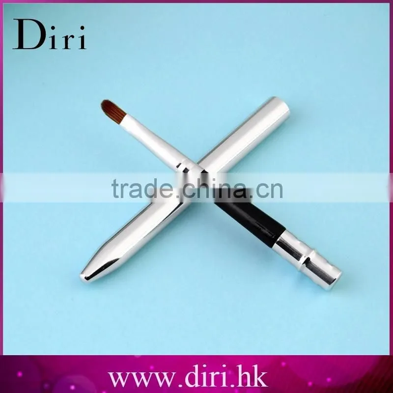 Cheap customized aluminum handle makeup lip brush