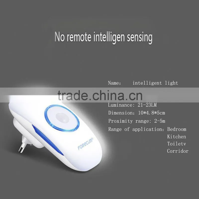18 LED 3528SMD Night Light Lamp White PIR Sensor 8000K Hallway Drawing room Plug EU