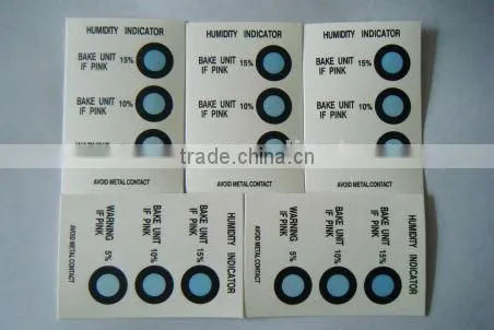 2015 Hot Selling Six Dots Humidity Indicator Paper