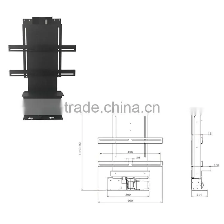 32 and 46 inch Electic LCD TV Lift Mechanism Smooth Lift