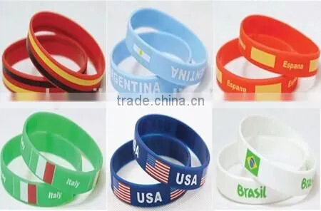 bio energy cheap silicon wristband / debossed silicone wristband