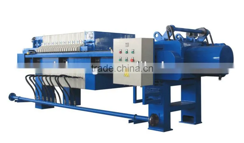 China Hot Sale PLC Control Automatic Dewatering Membrane Filter Press, Slurry, Ore Tailing Filter Press in Hot Selling!!!