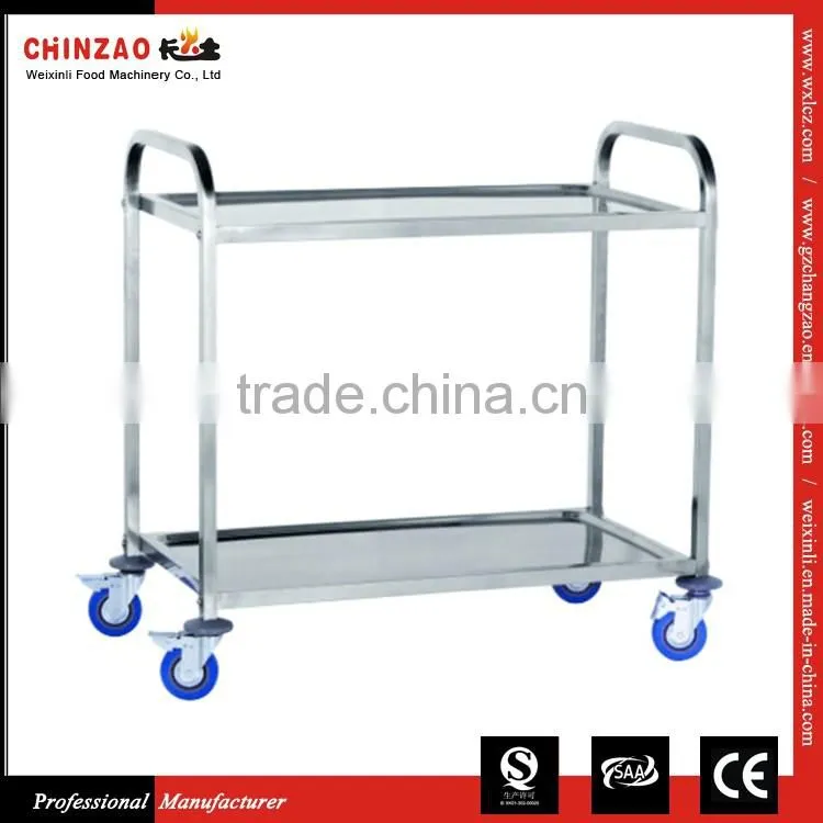 Stainless steel Hotel Trolley/Stainless Steel Dining Cart/Stainless Steel Serving Cart